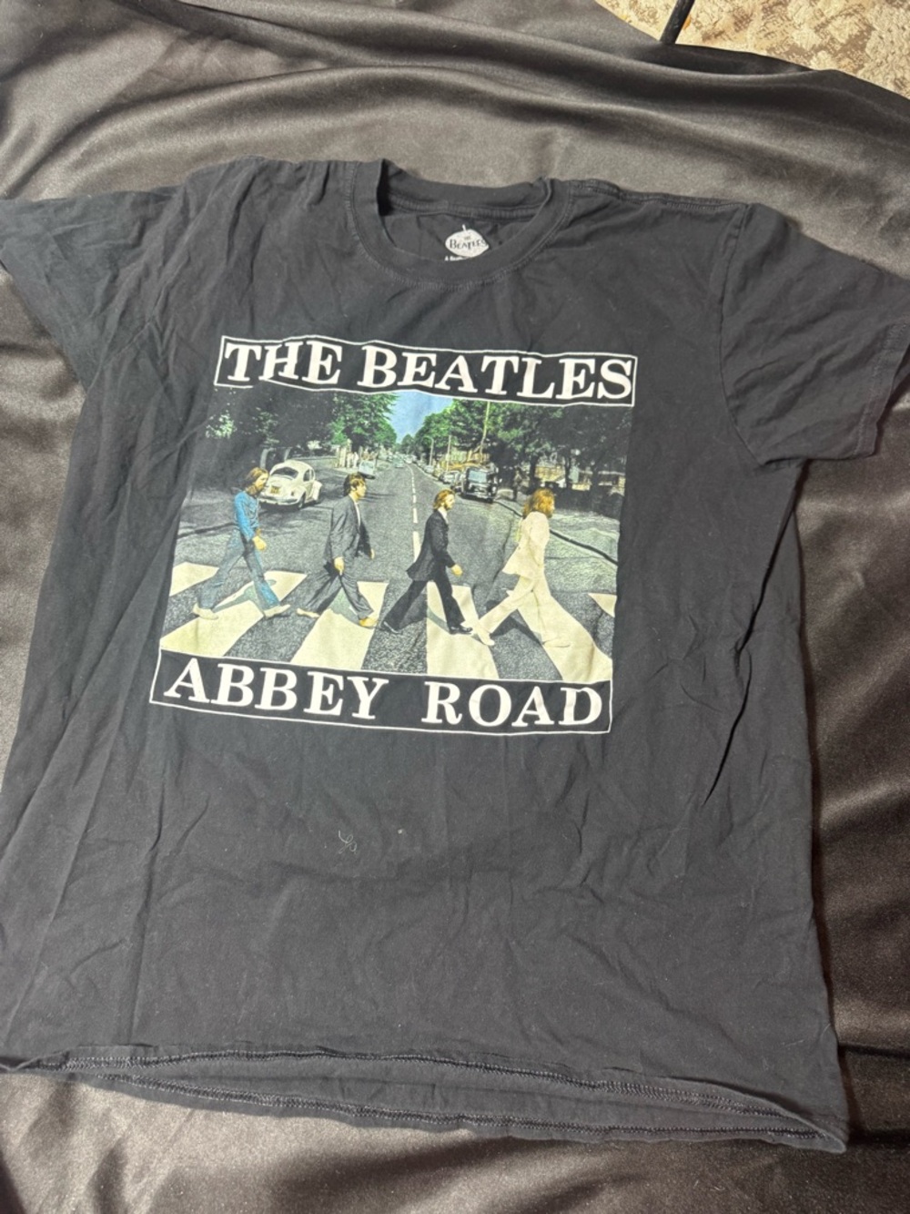 The Beatles Black Abbey Road Graphic Tee